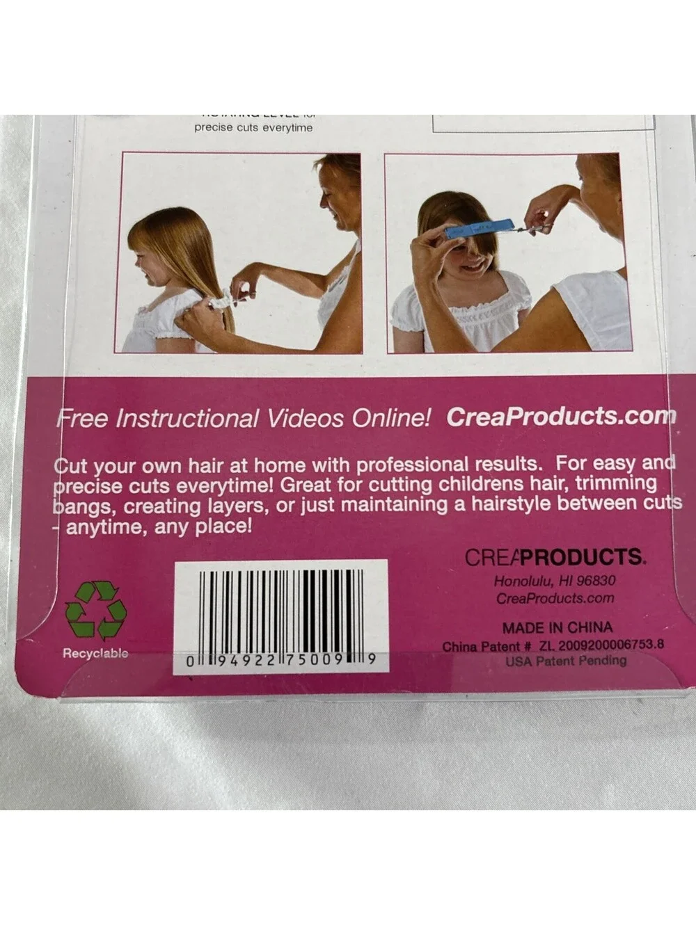 CreaClip Hair Cutting at Home Trims/Layers/Bangs As Seen On TV New